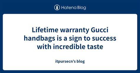 gucci wallet lifetime warranty|gucci complaint.